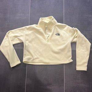 The North Face cropped fleece pullover